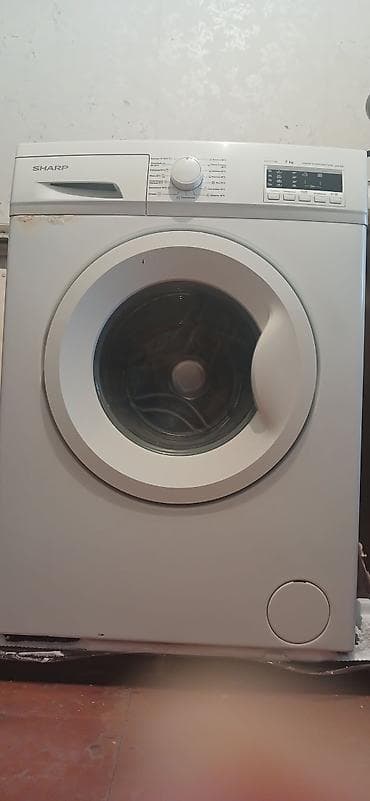 Sharp önyükləməli paltaryuyan maşın - Yük həcmi: 7 kq - İdarəetmə