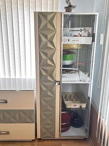 3d saat: Qonaq otağı üçün modul mebel dəsti - TV stendi və arxa panel: Geniş — 3