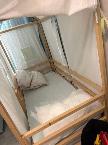 uşaqlar üçün isveç divarları: Для девочки и мальчика, Кровать, Без подьемного механизма, Без выдвижных ящиков — 2