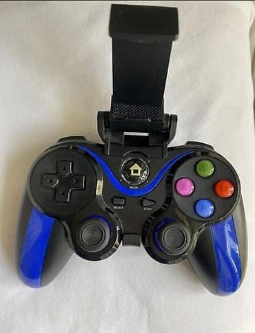 Bluetooth/USB oyun joystick-i – telefon üçün qapaqlı tutulacaq -