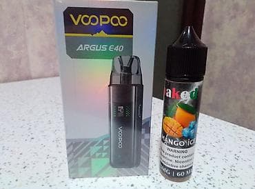 gün eynəyi: Bağlı salafan qutu+ Maye hədiyyə 🎁 - Voopoo Argus E40 👉Rəsmi zəmanət — 9
