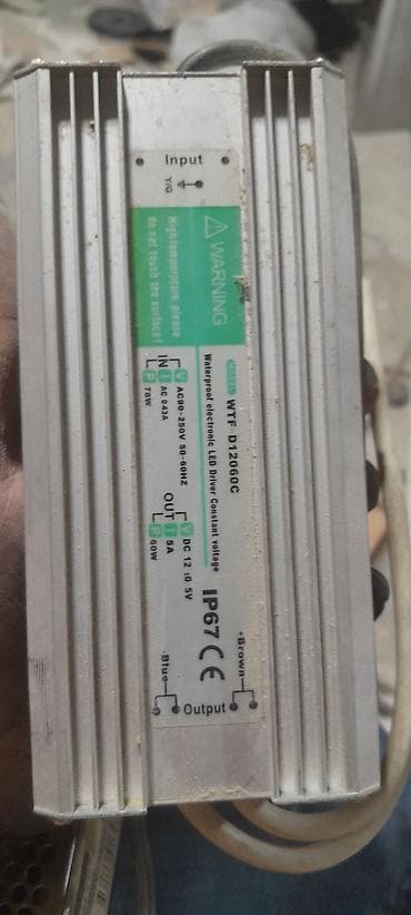 printer rəngi: Suya davamlı LED güc mənbəyi – WTF D12060C Xüsusiyyətlər: - Tip — 1