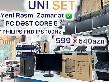 kompüter sistem bloku: Masaüstü dəst 100Hz i5 Şəhər: Bakı Yeni?: Bəli Çatdırılma?: Bəli — 1