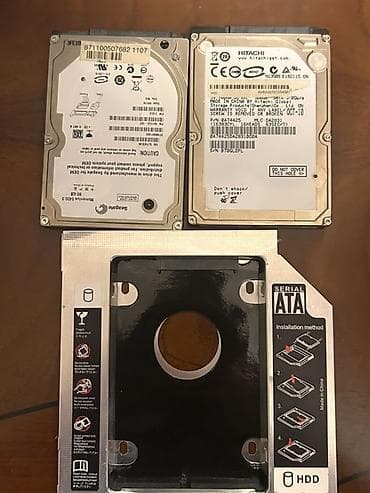 2 ədəd HDD biri 500Gb Biri 80Gb dır Problemsizdir hər ikisi yanında