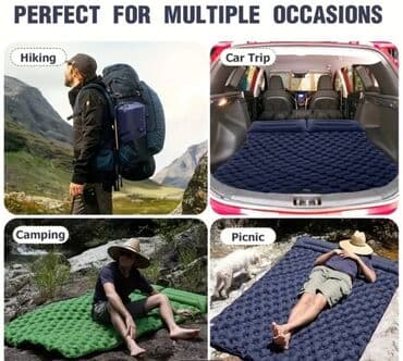 Maskalar, eynəklər: Kamp döşəyi Həm vakuum hava ilə (manual əl ilə) həm də nasos (elektron — 4