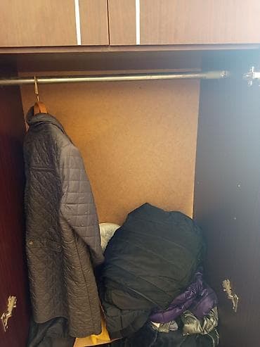 azbez boru: 4 qapılı, Qəhvəyi, Taxta, Açılan, Düz dolab — 2