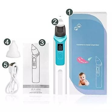 burun temizleme aparatı: Usaq burun aspiratoru ucun elektron burun aspiratoru, burun ucun cox — 1