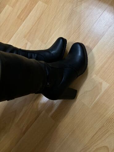 qadın çəkmə: Ölçü: 36, rəng - Qara, Yeni — 1