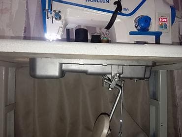 Su qızdırıcı kranlar: WORLDEN W6 sənaye tikiş maşını - Tək iynəli, düz tikiş (lockstitch) — 2