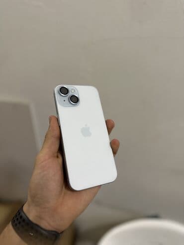 Video oyunlar və konsollar: IPhone 15, 128 GB, Blue Titanium, Zəmanət, Simsiz şarj, Face ID — 5