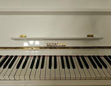 Ağ rəngli “Belarus” upright pianino - Marka/model: Belarus (upright) — 4