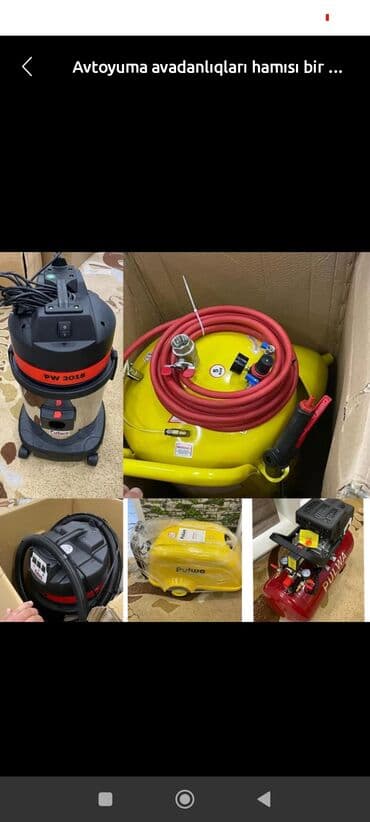 скупка старых стиральных машин: Pulwa markalı, PW 301S model sənaye tozsoranı. Qara və gümüşü — 1