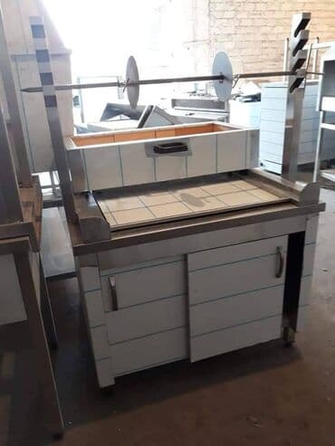 ət çəkən maşinlar: Manqallar paslanmaz poladdan bütün növ restoran mətbəx — 6
