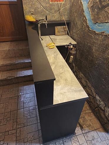 Bar stendi və draft pivə kranı komplekti - L formalı bar stendi: ön at lalafo.az Bar stendi və draft pivə kranı komplekti - L formalı bar stendi: ön