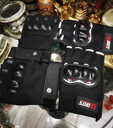 mator sepi: Motosiklet/velosiped üçün qısa barmaqlı qoruyucu əlcəklər5-azn Üst — 2