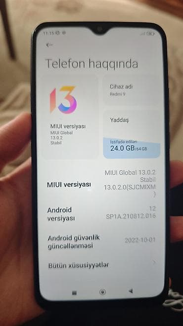 Xiaomi Redmi 9 4/64 gb Problemi yoxdur. İşlək fabrik vəziyyətindədir — 2