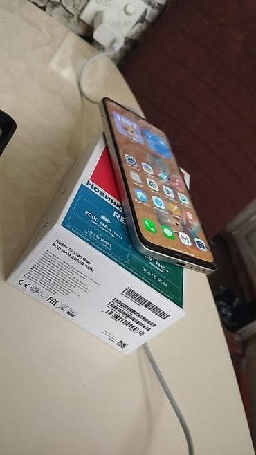 ev telefonlari: Redmi 256 GB, rəng - Boz, İki sim kartlı — 2