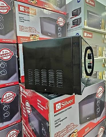 efba soba: Mikrodalğalı soba Silver, Ayrıca dayanan, Mikrodalğalar ilə, rəng - Qara, Yeni — 10