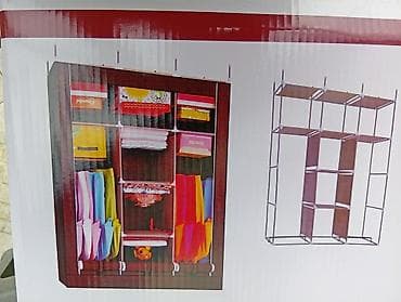 parda tul: Yeni, 3 qapılı, Rəngli, Parça, Kupe, Düz dolab — 2