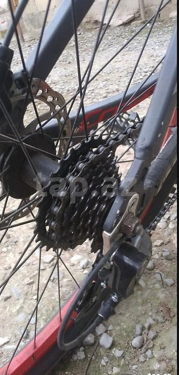 Dağ velosipedi – 26” təkərlər, disk əyləcləri, ön amortizator, (full — 8