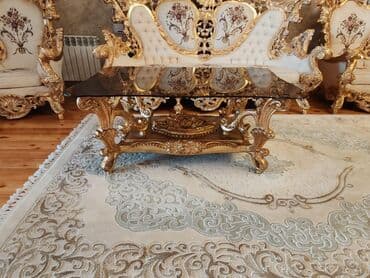 şüşə stol: İşlənmiş, Masa və oturacaqlar, TV altlığı, Servant, Kredit yoxdur, İtaliya — 4