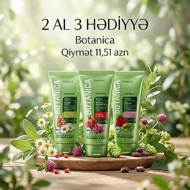 Şəxsi əşyalar: Faberlic Botanica saç baxımı və Beauty Cafe duş gelləri - Botanica — 2