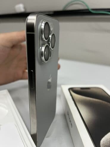 planşet ayfon: IPhone 15 Pro, 128 GB, Gümüşü, Zəmanət — 3