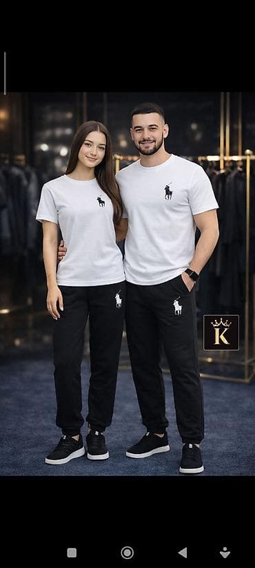 boyfriend şalvar: İdman dəsti, Dior, Standart, rəng - Ağ — 3