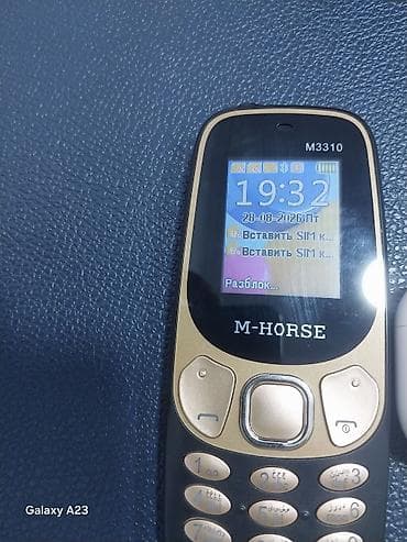 simsiz qulaqlıqlar: Məhsul dəsti: 1) M-HORSE M3310 düyməli telefon - İki SIM dəstəyi — 2