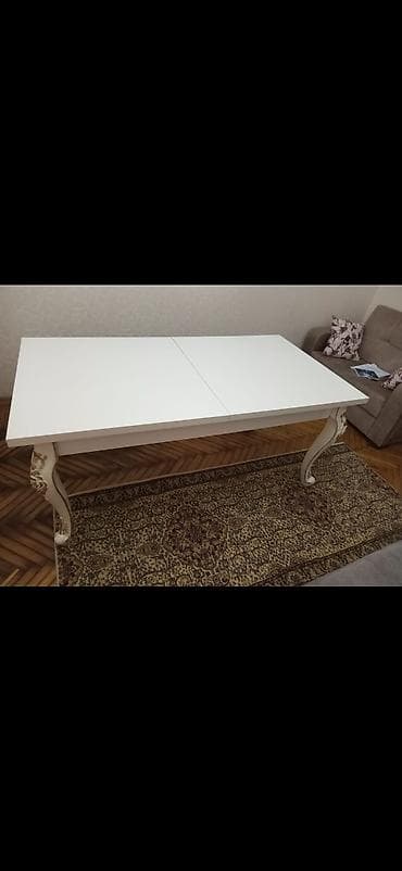 Qonaq masası, Açılan, Dördbucaq masa