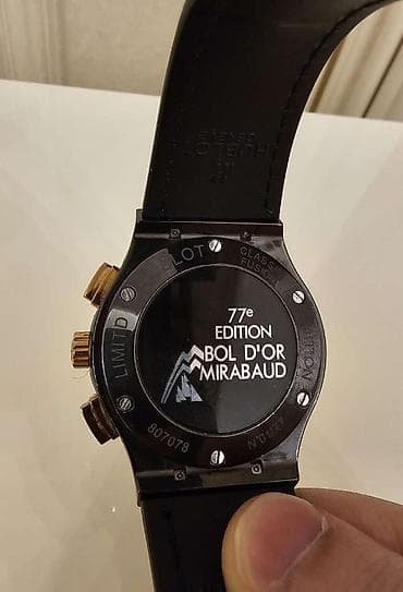 mexanika saatlar: Qol saatı, Hublot, rəng - Qara — 3