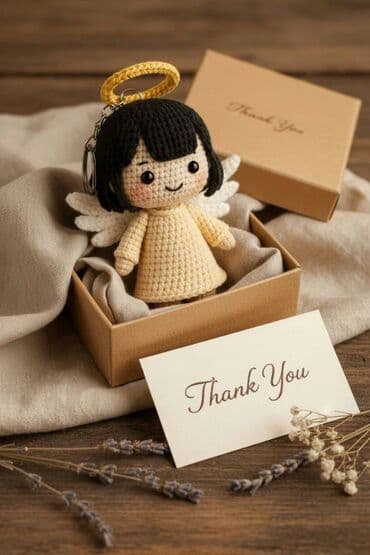 boyun kemeri: Kiçik mələk, böyük sevinc 😇💛 Handmade Yumi — indi sifariş et ✨ boyu- — 4