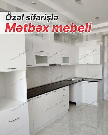 son model kuxna mebelleri: Özəl sifarişlə mətbəx mebeli - Fərdi ölçü və planlamaya uyğun — 1