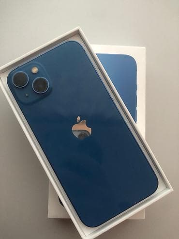 IPhone 13, 128 GB, Mavi, Simsiz şarj, Face ID