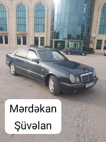 turbo az ceşqa: Mercedes-Benz E-Class W210, sedan, tünd yaşıl/metallik rəng. - 4 qapı — 1