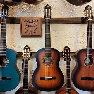 gitara çexolu: Klassik gitara Valencia VC 204 Üst:Sitka Spruce Qol: Ebonized Mahogany — 1