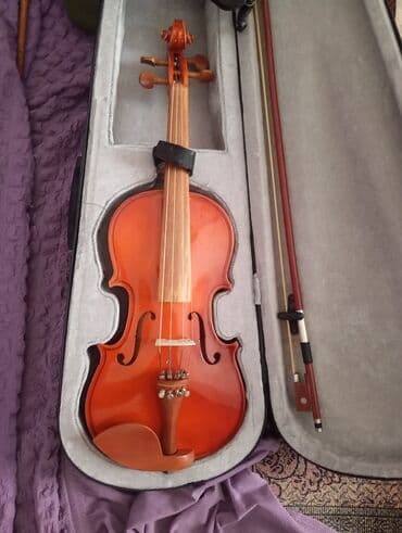 чехлы для скрипки: Skripka dəsti – 3/4 ölçü - Ölçü: 3/4 (korpusda və çantada qeyd — 3