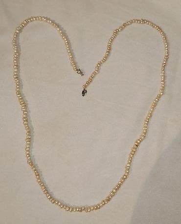 Бусы жемчуг речной 90см