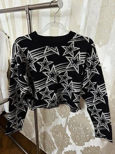 tesbeh sekilleri: Sviter, Bershka, M, rəng - Qara — 1