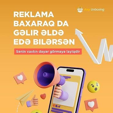 tap az online is: Any Unboxing – Reklama izləyərək gəlir qazanma imkanı - Mobil — 1