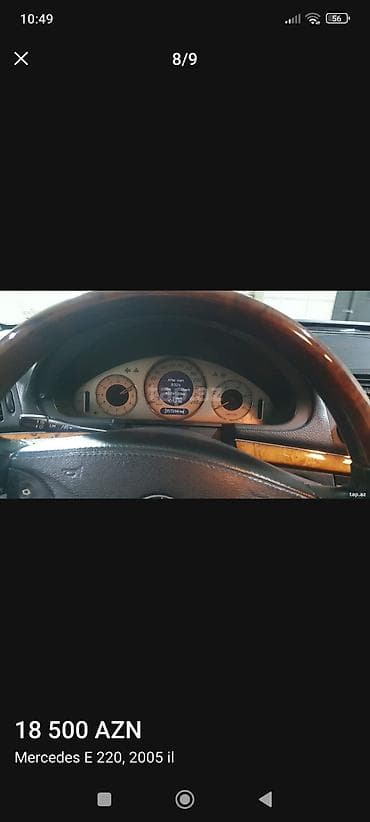 daewoo gentra 2019: 2005-ci il istehsalı olan tünd göy rəngli Mercedes E 220 sedan — 6