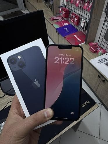 apple 14: IPhone 13, 128 GB, Göy, Face ID — 5