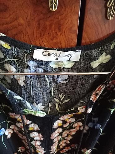 capa: Qadın paltarı – Cero Lady (ölçü: XL) - Rəng/naxış: Qara fon üzərində — 3
