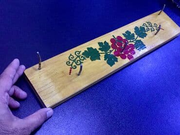 Əl ilə milli üslubda hazırlanmış taxta asqı lalafo.az -da Əl ilə milli üslubda hazırlanmış taxta asqı