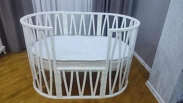 Oğlan və qız üçün, Yumru, Beşik, Dəstsiz, Matras ilə, Yellənmə mexanizmsiz