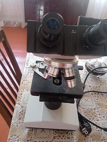 Qaynaq, svarka aparatları: Binokulyar işıqlı laborator mikroskop - Binokulyar başlıq: iki — 3