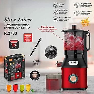 ТВ и видео: Соковыжималка Raf, Шнековая — 4