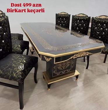 oturaca: Qonaq otağı üçün zövqlü yemək dəsti - Dəst 499 AZN - BirKart — 1