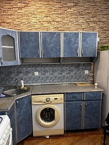 Mətbəx mebeli dəsti - Künc yerləşimli modul konstruksiya - Üst və alt