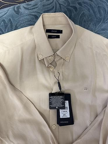 kişi botu: Köynək, Avva, S, rəng - Bej — 2